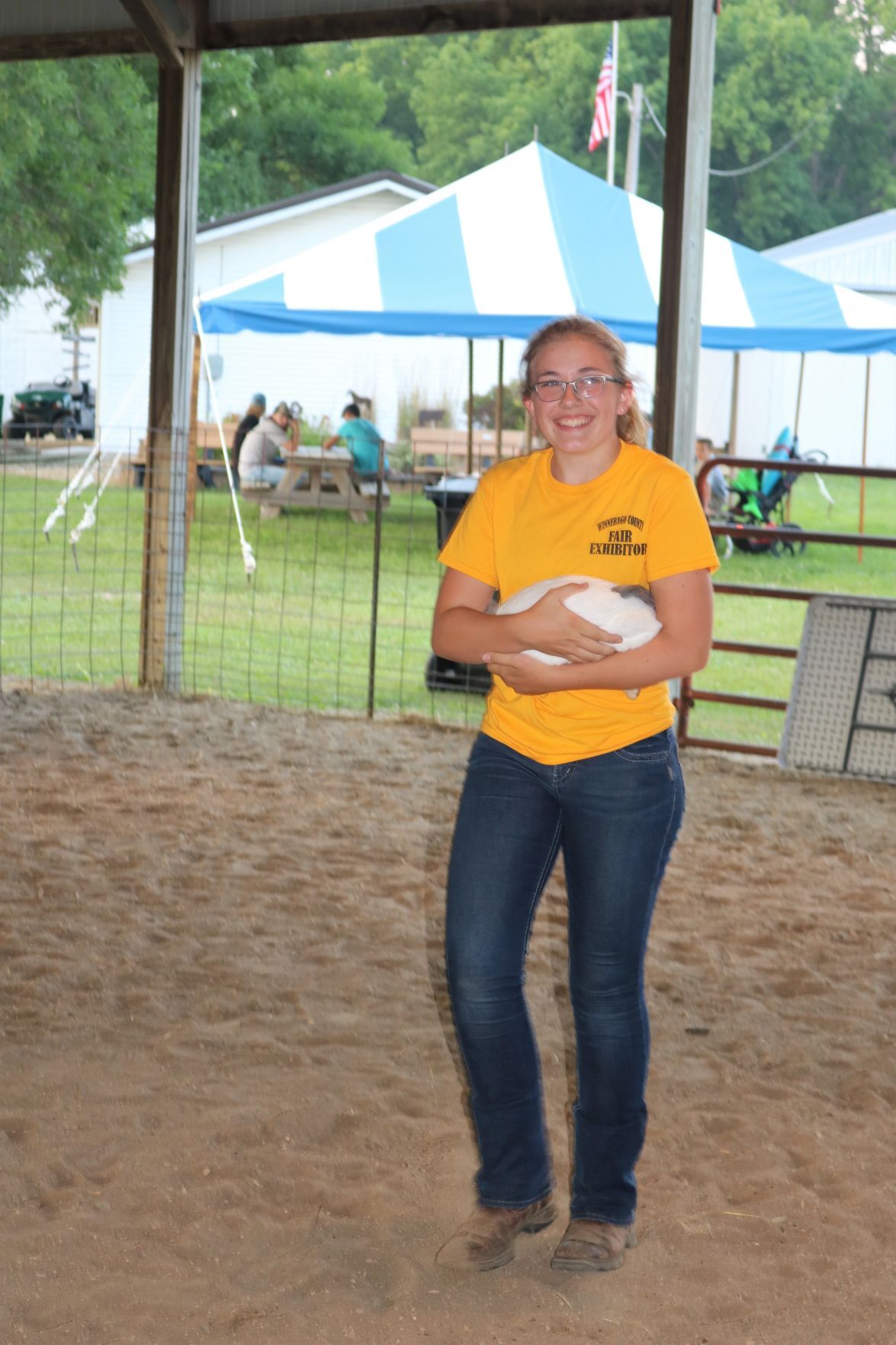 Allison Rygh Champion Commercial Meat Rabbit on Parade.JPG